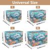KAAVIYO Ocean Dolphin Dog and Cat Crate Cover, Waterproof Indoor/Outdoor Pet Cover view 3