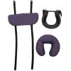U-Shaped Purple Massage Pillow with Headrest for Massage Tables view 1
