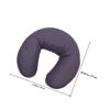 U-Shaped Purple Massage Pillow with Headrest for Massage Tables view 2
