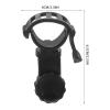 DOITOOL 2-Piece Wheelchair Cane Holders, Black Rubber, for Walking Canes view 2
