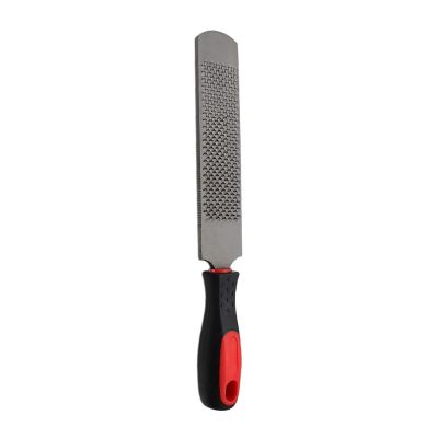 2 Double-Sided Hoof Files for Horses, Stainless Steel, Ergonomic Handle