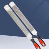 2 Double-Sided Hoof Files for Horses, Stainless Steel, Ergonomic Handle view 3