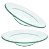 2 Round Glass Wax Warmer Bowls for Scent Lamps view 1