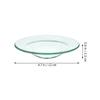 2 Round Glass Wax Warmer Bowls for Scent Lamps view 2