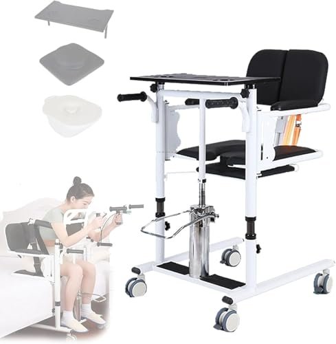 Lift Transfer Chair, Hydraulic Patient Transfer Lift, Supports up to 136 kg