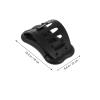 Black ABS Lumbar Support, Adjustable Stretching Device view 2