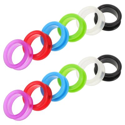 Cabilock 12-Pack Comfortable Silicone Finger Protectors for Pet and Hair Scissors