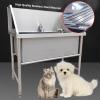 Stainless Steel Pet Grooming Bathtub with Faucet (120 cm/ view 2