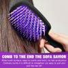 13-Piece Hair Brush and Comb Set with Accessories, Purple view 2