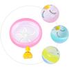 Kisangel Hamster Exercise Wheel, Quiet Plastic Wheel for Pet Cages, for Hamsters and Mice, Random Color view 3