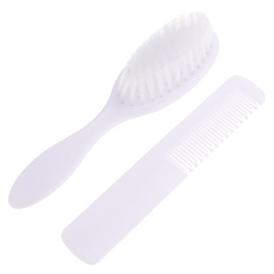 Housoutil Baby Comb and Brush Set for Newborns, Soft ABS Material
