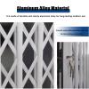 Generic Heavy-Duty Retractable Iron Window Grille, 110 x 60 cm (44 x 24 in), for Cats and Dogs view 3