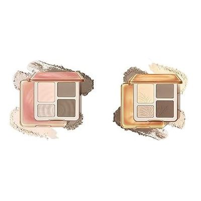 2-in-1 Highlighter, Contour & Eyeshadow Palette – A-Wave Shadow (Cool)