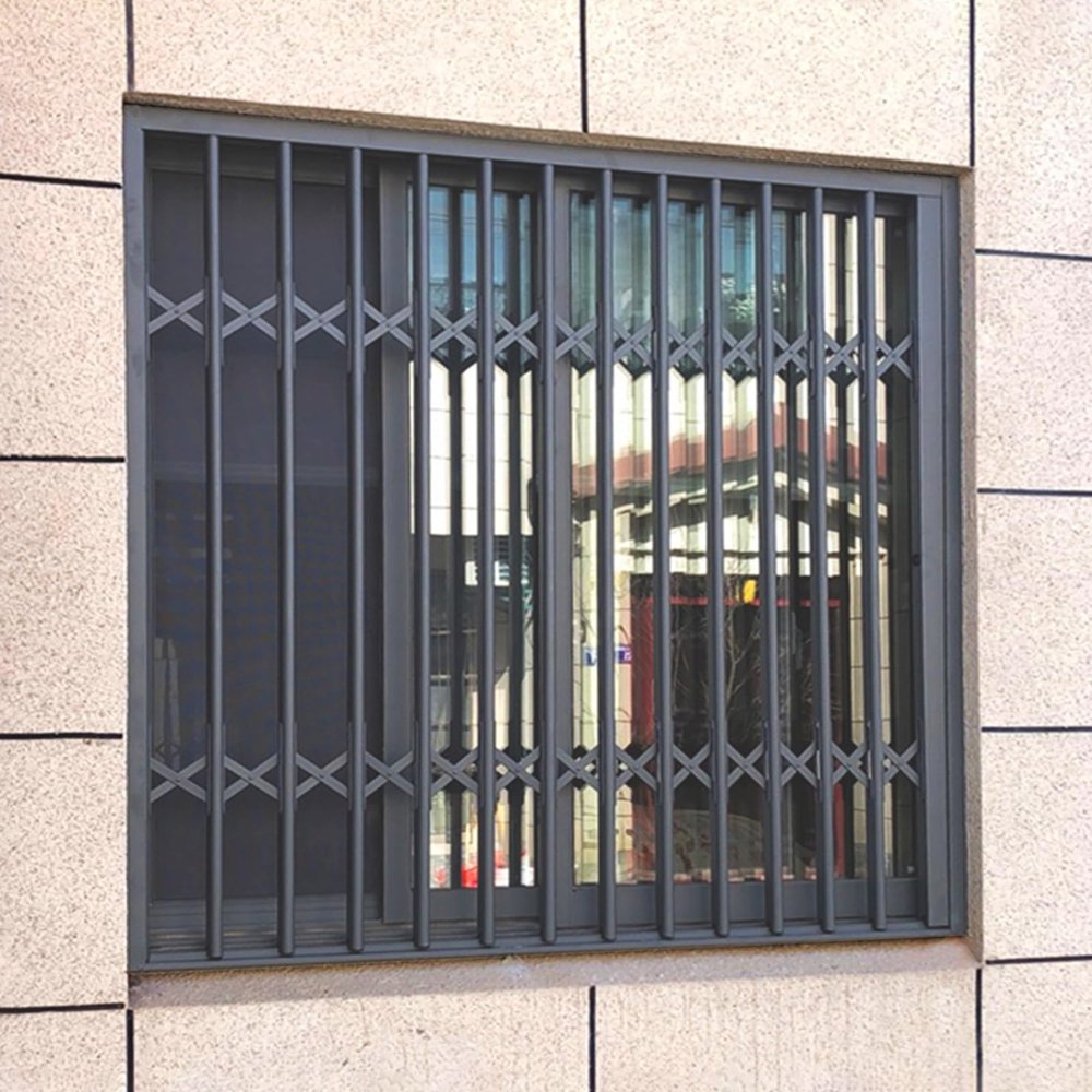 Lockable, Foldable Metal Window Grilles