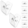 Amosfun 6-Pack Transparent Urine Pad Holders for Dogs view 1
