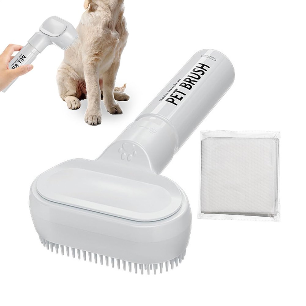 Dog Bath Brush - Soap Dispensing Scrubber