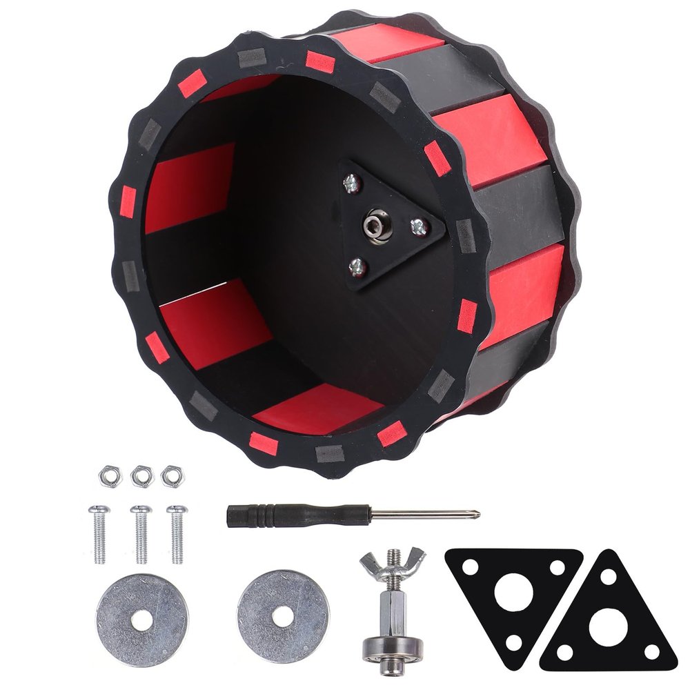 Cabilock Quiet Wooden Hamster Wheel for Small Rodents