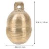 Amosfun Brass Dog Bells for Collars, 2 Pieces, Gold view 2