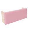 Sonew Nail Hand Rest Pillow, PU Leather and Solid Wood, Ergonomic, Pink view 1