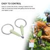 Sunxtzyl Rubber-Covered Horse Bit with Loose Stainless Steel Ring, Apple Flavor view 4