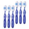 MAGICLULU 6-Pack Mini Travel Toothbrushes with Ergonomic Handles and Soft Nylon Bristles view 1