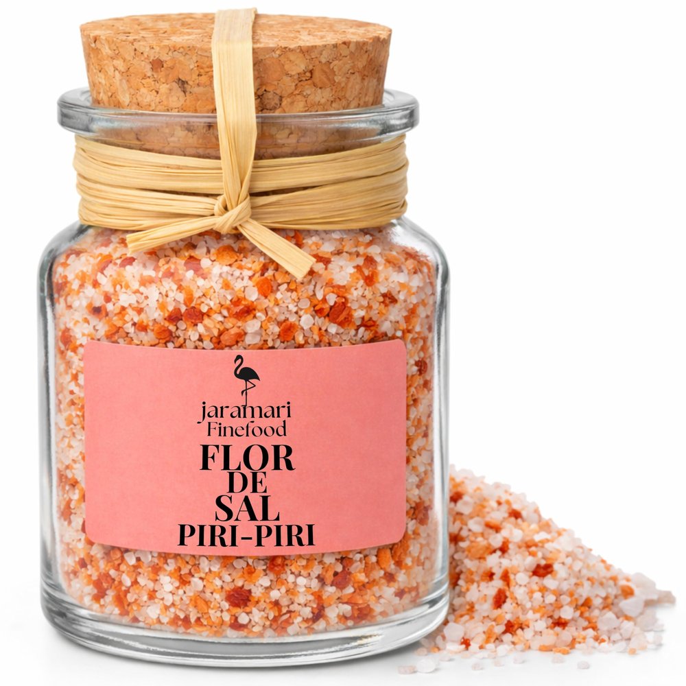 jaramari Flor de Sal Piri-Piri, 100 g – for Meat & Grilling