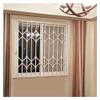 Customizable Retractable Security Window Grille for Children and Pets, Lockable, Burglar-Resistant, 60–140 cm, 140 × 180 cm view 1