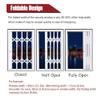 Customizable Retractable Security Window Grille for Children and Pets, Lockable, Burglar-Resistant, 60–140 cm, 140 × 180 cm view 2