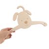 Alasum 10-Piece Cute Pet Clothes Hangers, Non-Slip and Sturdy, for Dog Coats and Cat Clothes view 3
