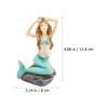 STOBAZA 2-Piece Resin Mermaid Aquarium Decorations view 2