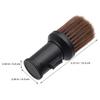 Operitacx Neck Duster Brush with Soft Nylon Bristles and ABS Handle view 2