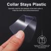 Operitacx Plastic Collar Stays for Shirt Collars, Simple Design view 3