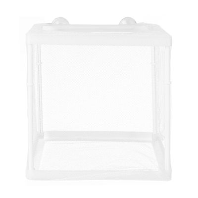 Toddmomy Fish Breeding Box with Eco-Friendly Adhesive and Net, Removable Design for Home Aquariums