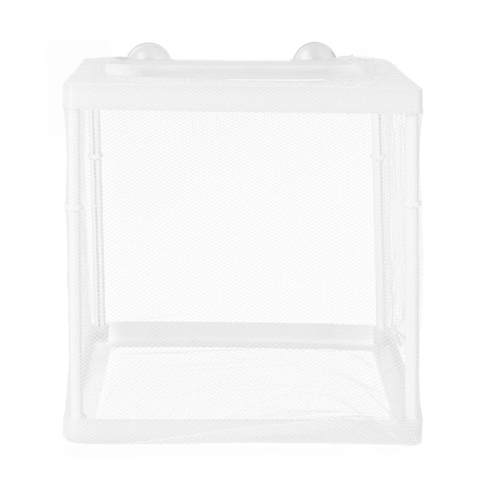 Toddmomy Fish Breeding Box with Eco-Friendly Adhesive and Net, Removable Design for Home Aquariums