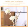 MAGICLULU White Rattan Reed Diffuser Sticks, Chrysanthemum Shape, 5-Piece Set view 3