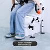 Adjustable Toilet Safety Rails with Non-Slip Handles view 2