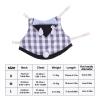 Toddmomy Pet Harness and Leash Set with Breathable Cotton and Plush Vest for Rabbits and Hamsters view 2