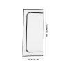 JEWEDECO Self-Adhesive Cat Door Curtain with Zipper and Gauze Mesh view 2