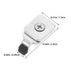 CORHAD 20-Piece Silver Iron Curtain Track Stoppers view 2