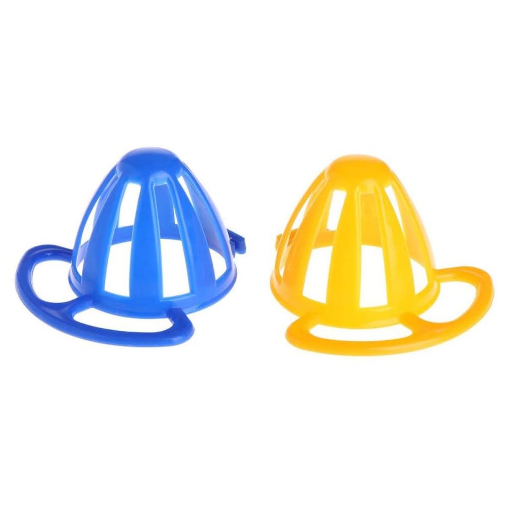 GATHINESS 2-Pack Plastic Parrot Feeder with Creative Design