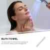 Beige Loofah Body Scrubber with Cotton view 3