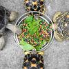 COOPHYA Stainless Steel Turtle Food Bowl, Round Railing Shape, Silver view 4