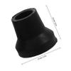 SHINYPASING 8-Pack Replacement Rubber Tips for Canes, Black Rubber, 16 mm, Non-Slip Cane Tips for Indoor Floors view 2
