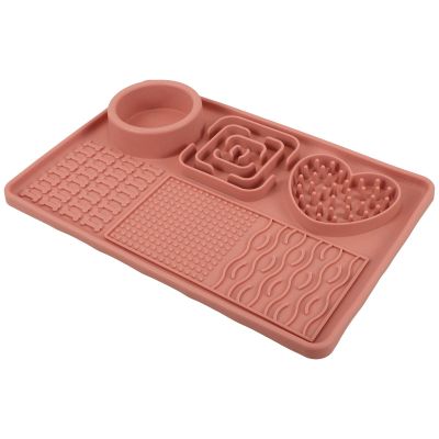 VALICLUD Slow-Feeding Lick Mat for Dogs and Cats with Suction Cup