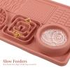 VALICLUD Slow-Feeding Lick Mat for Dogs and Cats with Suction Cup view 3