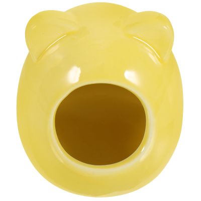 KHBUAB Ceramic Hamster Hideout in Cute Cartoon Design