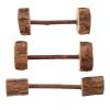 TEHAUX Cat Matatabi Dumbbells, 3-Piece Set for Dental Care, Natural Matatabi Wood, Random Style view 1