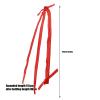 Braided Polyester Horse Tail Extension and Protector (Red) view 2