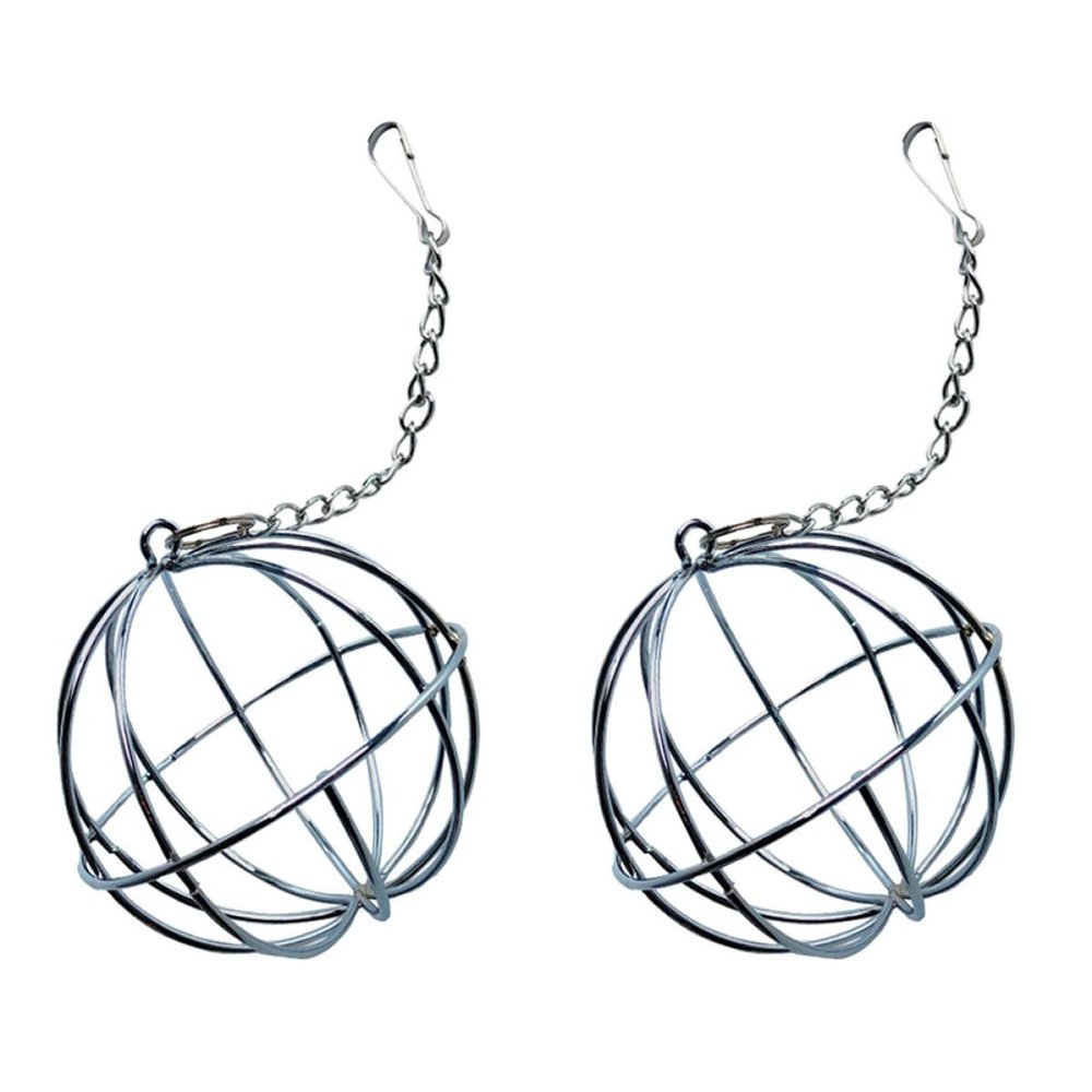 Totority 2-Pack Stainless Steel Hanging Food Balls