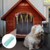Transparent Dog Door Flap for Dog Houses, Easy-to-Cut PVC view 3